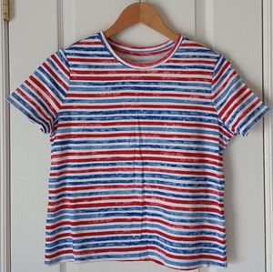Studio Works 'the studio tee' Striped Petite Med